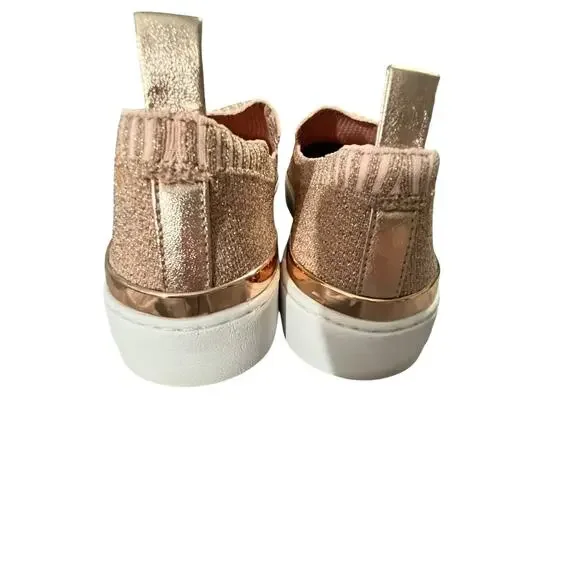 UC Michael Kors Pink & Gold Slip-On Athletic Shoes Women’s 9M - Picture 3 of 6